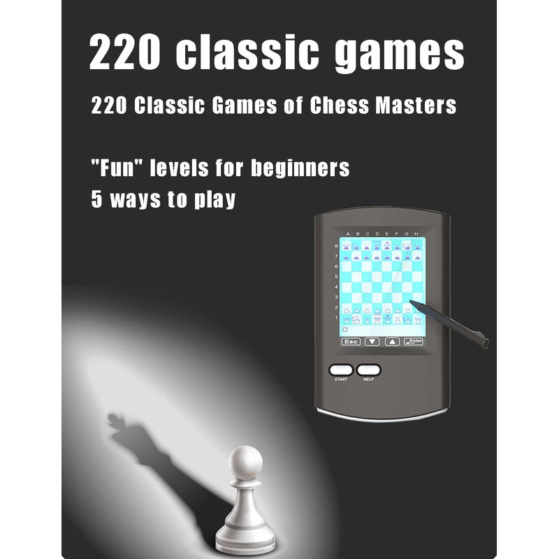 BMDHA Touch Electronic Chess Set, Automatic Intelligent Game Machine Luxury