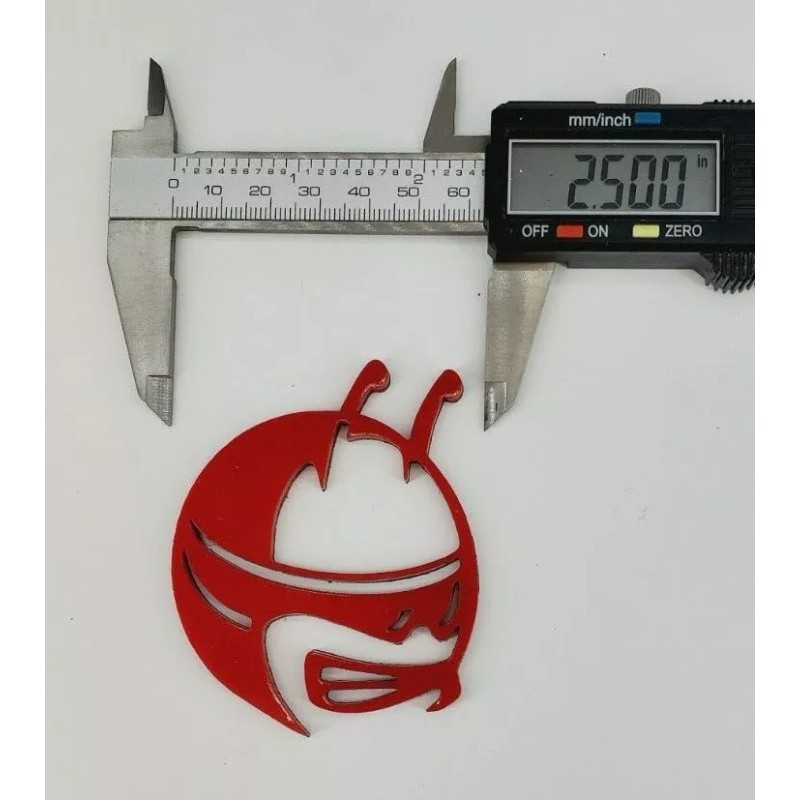 FMS Gear RED BEE HEAD Emblems fits Dodge Challenger Charger