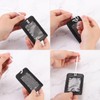 PATIKIL 50 PCS PVC Luggage Loop Strap Bag Tag Group
