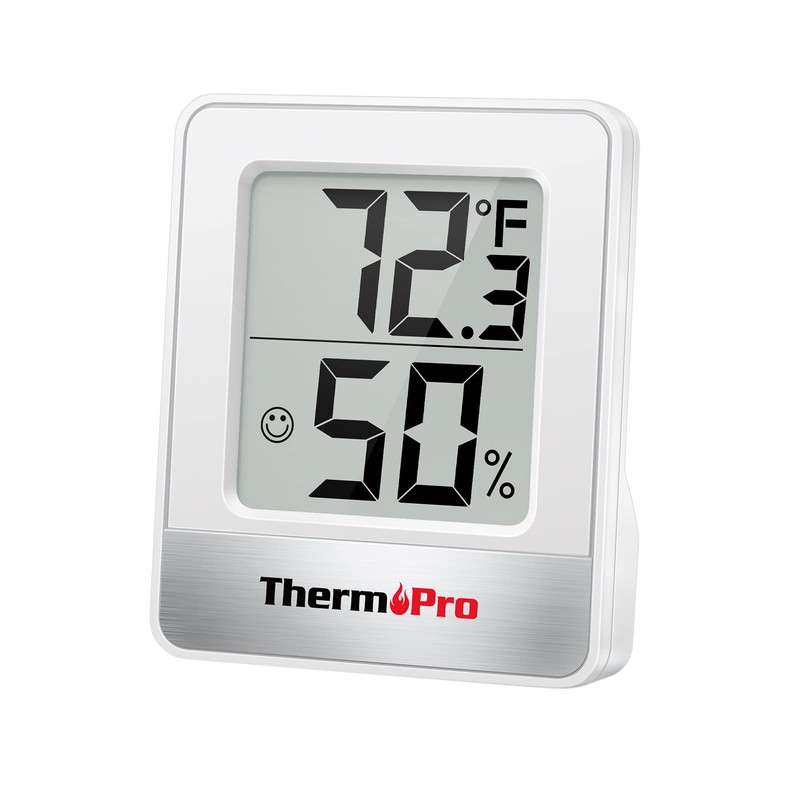 TempPro TP49 Higrómetro digital, termómetro de interior, medidor de humedad,