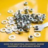 PATIKIL M3 x 5mm Brass Screw Washers Set, 150Pcs Bronze