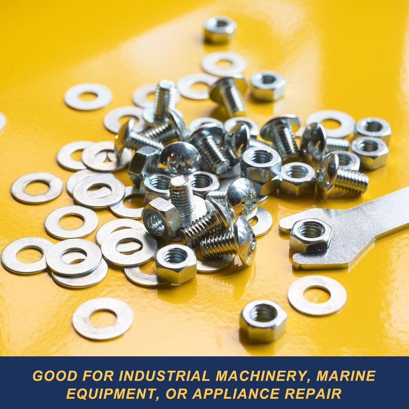 PATIKIL M3 x 5mm Brass Screw Washers Set, 150Pcs Bronze