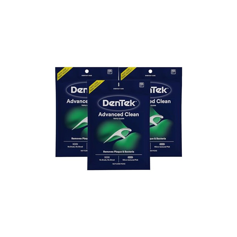 DenTek Triple Clean - Púas de hilo dental, garantía sin