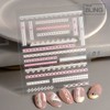 Tweed Pattern Lace Nail Sticker FEB759 / 트위드패턴 레이스 네일스티커 FEB759