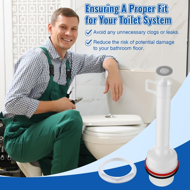 Dreyoo Flush Valve Compatible with 210-11-1/2", Compatible with Mansfield Toilet