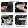 MuRealy 3 Inch Exhaust Tip, 3" Inlet 4" Outlet 12"