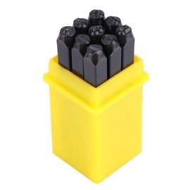 Yctze 36Pcs Carbon Steel Alphabet Punch Metal Stamp Tool Set with Case - Letter Number Stamps, Metal Symbol Stamping & Blacksmith Tools, Yctzeh13ukfrye8