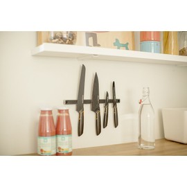 Fiskars Schälmesser, Modernes Design, Gerade Klinge, Gesamtlänge: 20 cm, Qualitätsstahl/Kunststoff, Edge, 1003091
