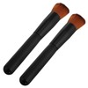 OHPHCALL Elegant Makeup Foundation Brush 2pcs Set Soft Bristles for
