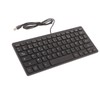 Computer Keyboards Ergonomic Design UltraThin Mini Durable Wired 78 Keys