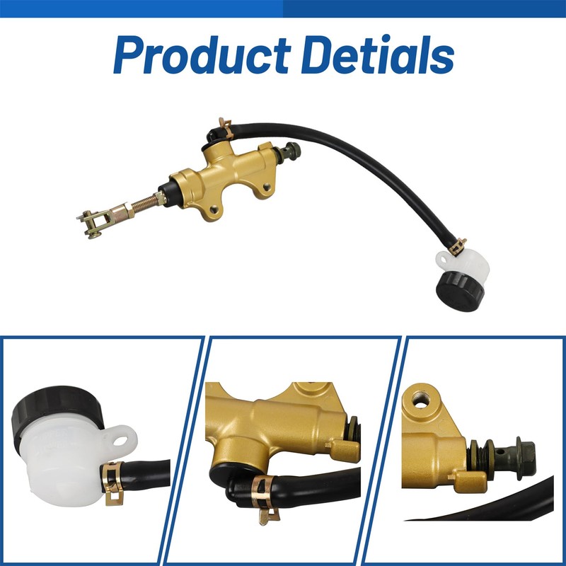 WFLNHB Rear Brake Caliper Hose and Master Cylinder Replacement for