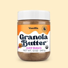 Oat Haus Vanilla Granola Butter Flavor - Spreadable Granola Made with Maple Syrup and Vanilla Extract - Pack: 1 Jar