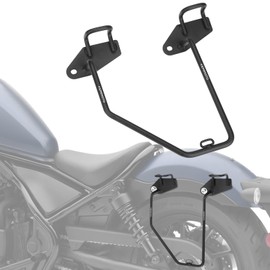 KEMIMOTO Left Saddle Bags Support Bracket/Bar Compatible with Rebel CMX 500 300 250 Storage Bag Frame Bracket Holder 2017-2023 Left Side