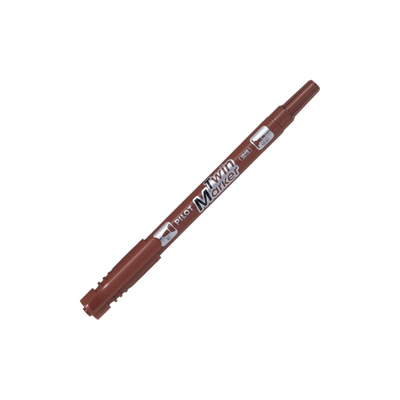 PILOT マーカー ツインマーカー ホソ･ゴクボソ BN MEF12EUBN