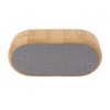 Wooden Alarm Clock Digital Voice Control LED Glowing USB Plug
