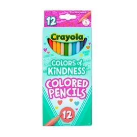 Crayola® Colors of Kindness Colored Pencils, Assorted Lead Colors, Pack Of 12 Pencils
