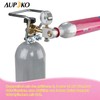 Aupoko CO2 Refill Adapter with a 3000 PSI Pressure Gauge