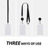 BTYMS 6 Pcs ID Card Holder Set 25-Inch Lanyard +