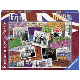 Ravensburger The Beatles Tickets 1000 Piece Jigsaw Puzzle for Adults – Every Piece is Unique, Softclick Technology Means Pieces Fit Together Perfectly