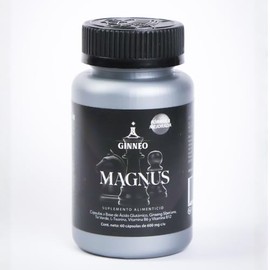 Magnus | Energía y Claridad – Ácido Glutámico, Té Verde, L-Teanina, Vitaminas B6 y B12 – Suplemento Premium Vegano – 60 Cápsulas, 600mg c/u