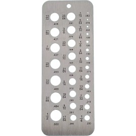 CTT 29 Sizes Index Stainless Steel Drill Gauge Bolt Wire Diameter Size Bit Gauge