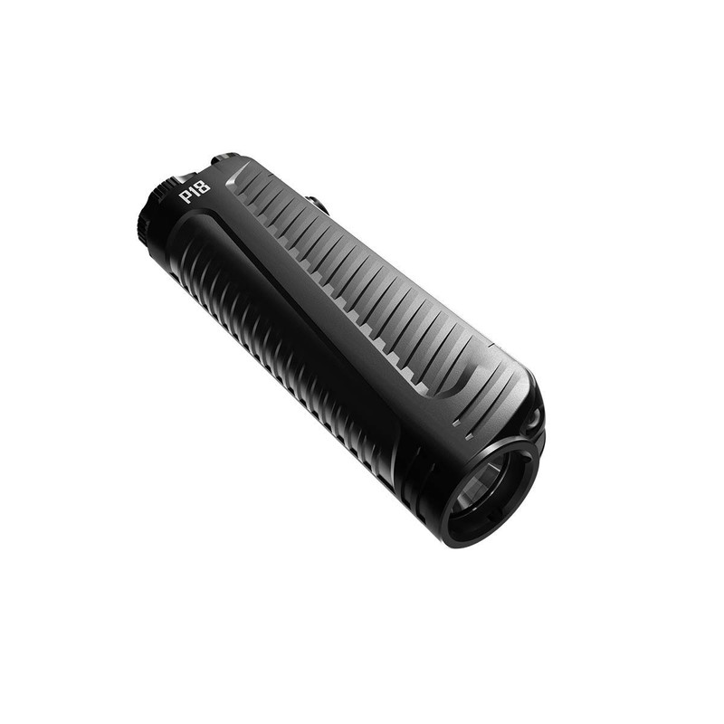 Value Bundle: NITECORE P18 Unibody Die-cast Futuristic Tactical Flashlight -