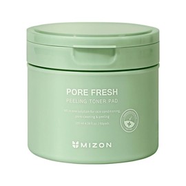 MIZON – Toner Pads Coreanos Exfoliantes 60 Unidades 130 ml – AHA BHA PHA Peeling Toner Pad con Centella, Árbol de Té y Té Verde – Tónico Facial para Piel Grasa y Limpieza de Poros skincare Coreano
