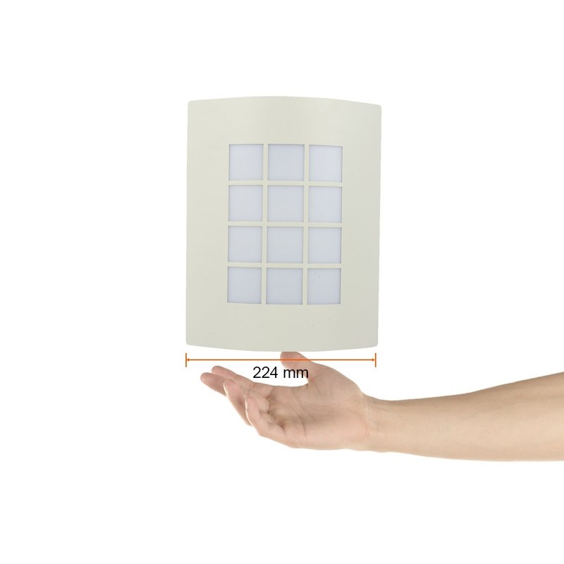 Tecnolite - Lámpara de Pared para Exterior, Color Satinado, Base