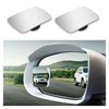 2PCS Car Blind Spot Mirror,360° Rotatable HD Wide Angle Convex