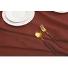 ANPTGHT Brown Rectangle Tablecloth 60 x 102 Inch 6 Foot