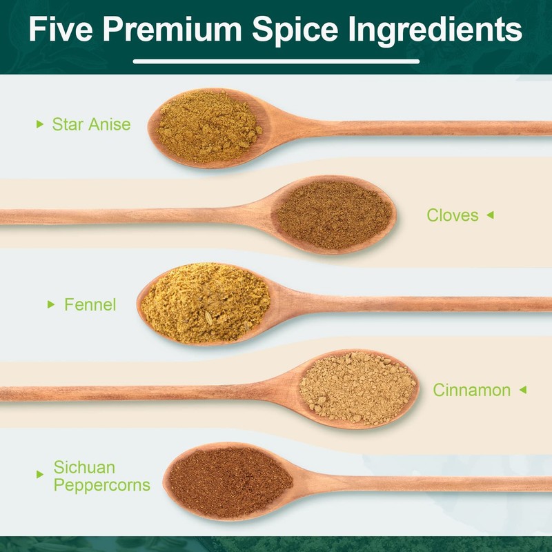 Soeos Chinese Five Spice 1 Ounce, Five Spice Powder, Five
