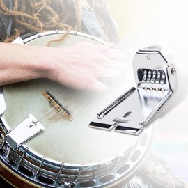 ZORZA 1Pcs Banjo Tailpiece 5-String Bridge Tailpiece Premium Banjo Accessories for Enhanced Performance Metal Guitar Parts for Banjo Enthusiasts and Musicians