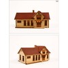 Desktop Wooden Model Kit Small Station - Hwabon