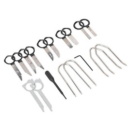Sealey VS8041 Radio Release Tool Set, 18 Pieces
