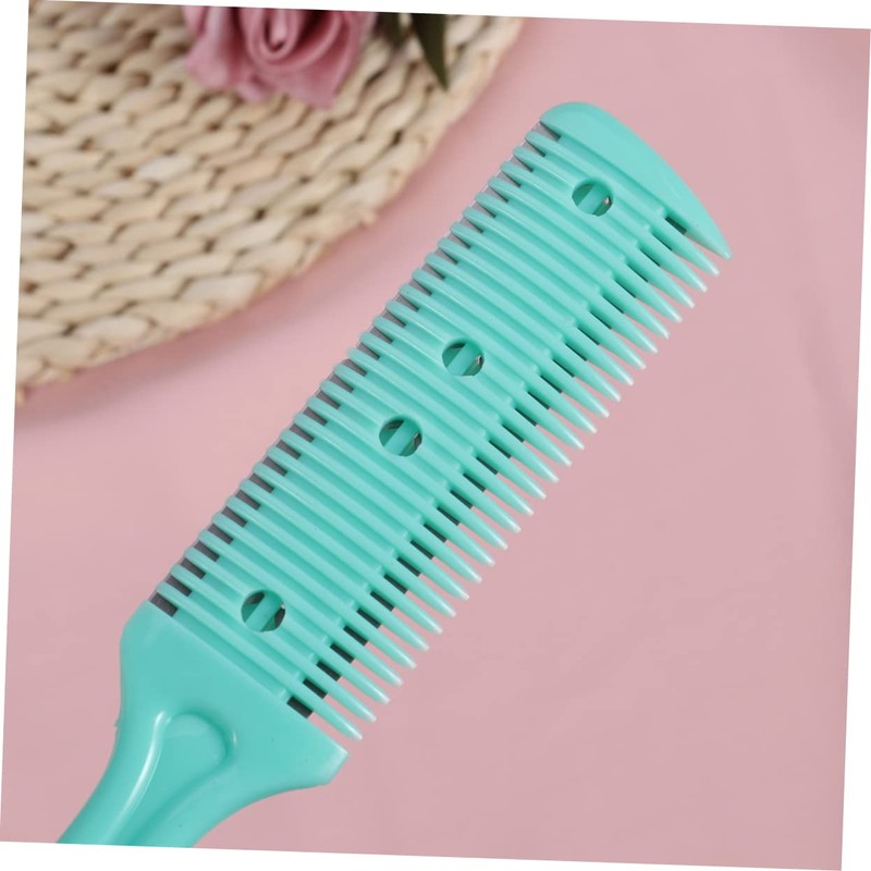 OHPHCALL Hair Cutting Scissors Set Double-sided Razor Comb Professional Hair
