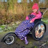 Bundlebean - 100% Waterproof Fleece Lined Wheelchair Cover - Kids