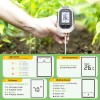 YAMRON 4-in-1 Soil Moisture Meter Digital Plant Temperature/So
