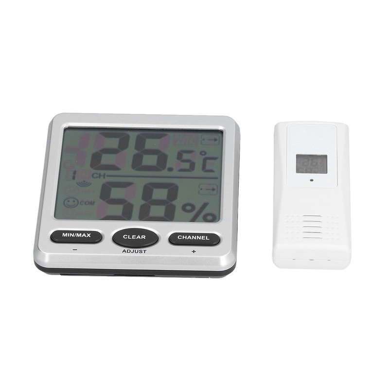 Wireless Thermometer Hygrometer Digital Temperature Humidity Monitor for Indoor Outdoor