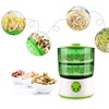 YIYIBYUS Multifunctional Bean Seed Sprouts Machine, Double Layer Fully Auto