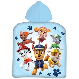 Bade Poncho mit Kapuze, Patrol 50 x 100 cm, Baumwolle, Strand Badeponcho Handtuch Bademantel