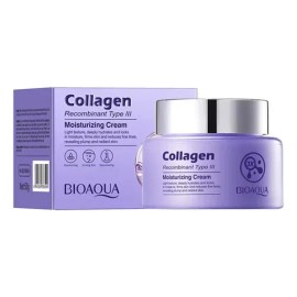 Bioaqua Crema Facial De Colágeno Recombinante Antiarrugas Todo Tipo De Piel Díanoche                                                                  