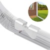 AYNEFY Aluminum Downspout Hinge, Flip Up Design, Easy Installation, Rectangular