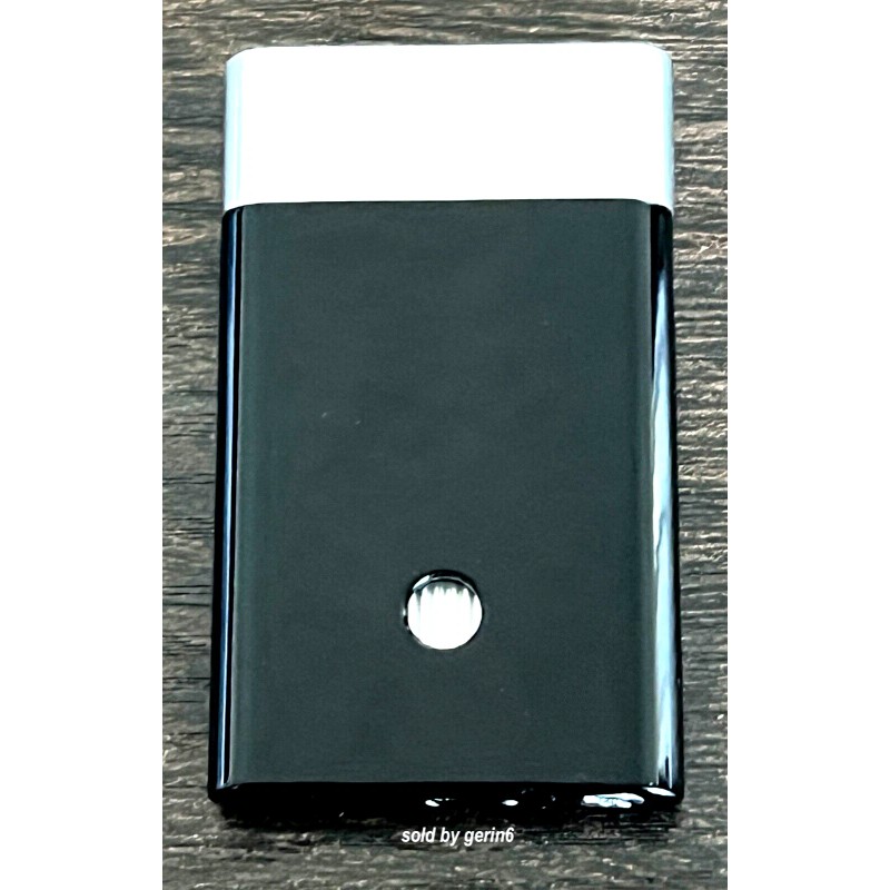 Zino ZM Jetflame Cigar Lighter, Black & Brushed Chrome, 51002979,