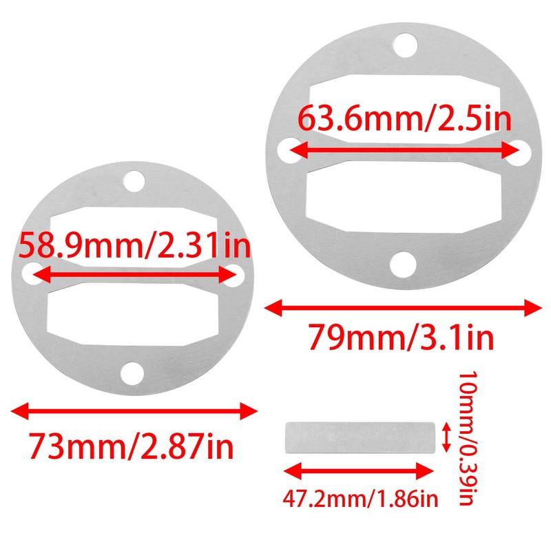 FINBe Air Compressor Gasket Kit Central Pneumatic Compressor Parts For