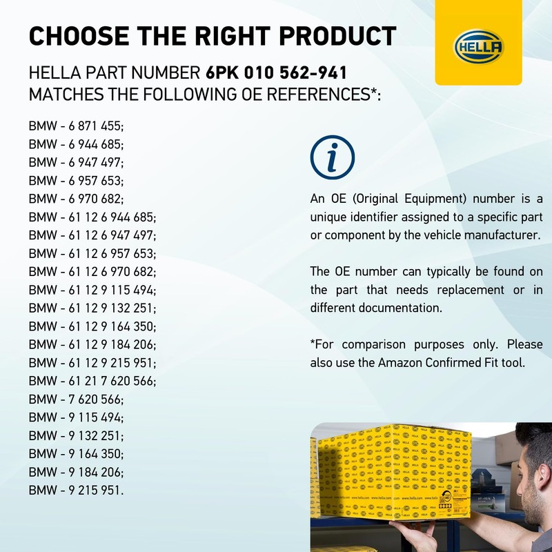 HELLA 010562941 Sensor, control de batería - 12V - atornillado