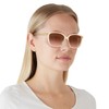 Coach HC8361U CH558 Sunglasses, TRANSPARENT FAWN Frame / BROWN GRADIENT