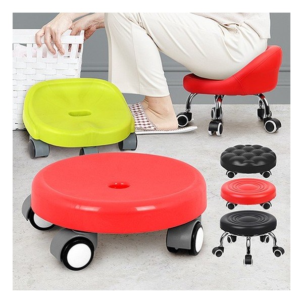 Mobile chair wheel rotation assistance simple parents&#39; low chair for