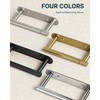 RARXTR Toilet Paper Holder Adhesive or Screw Stainless Steel Brushed
