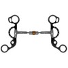 Showman Comfort Jointed Copper Roller Short Shank Snaffle Bit