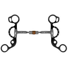 Showman Comfort Jointed Copper Roller Short Shank Snaffle Bit